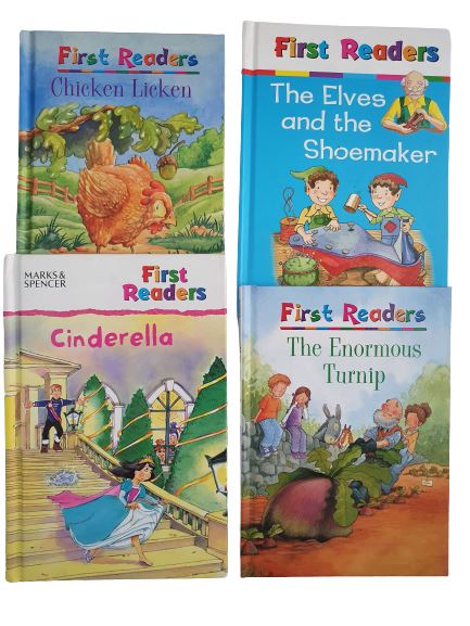 4 Books set : First Readers Like New, 6-8 Years Recuddles.ch  (7071887753401) (8337929371865)