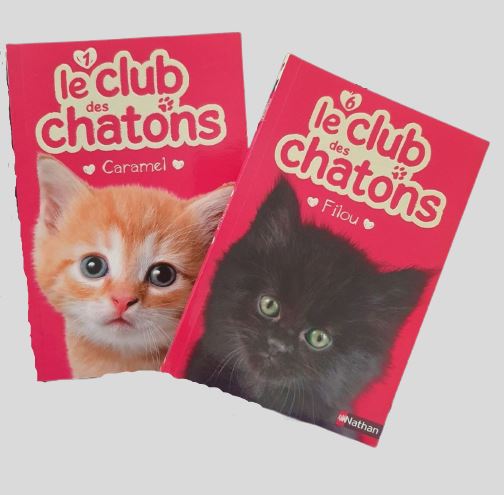 2 Books set: le club des chatons