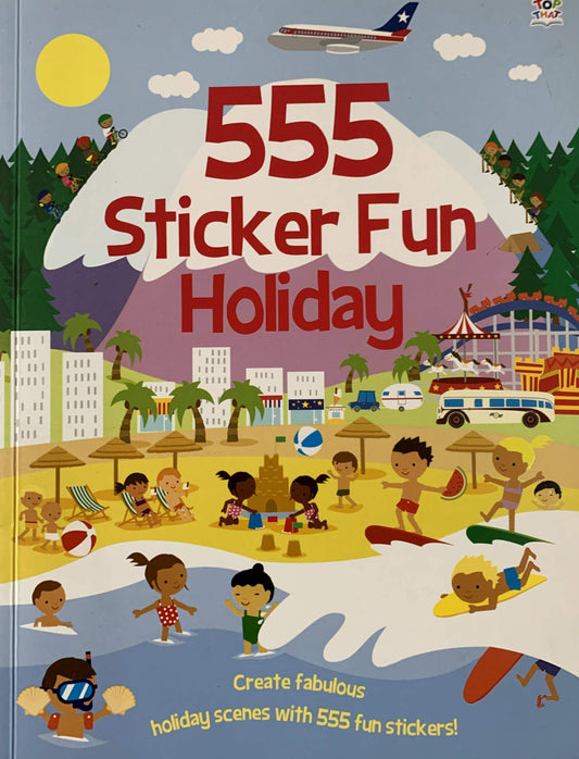 555 Sticker fun holiday Like New, 4-6 yrs Not Applicable  (7032171528377)