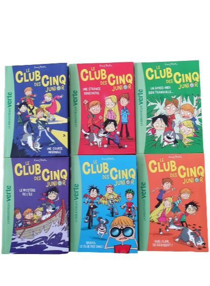 6 Books set (Le Club de Cinq Junior)