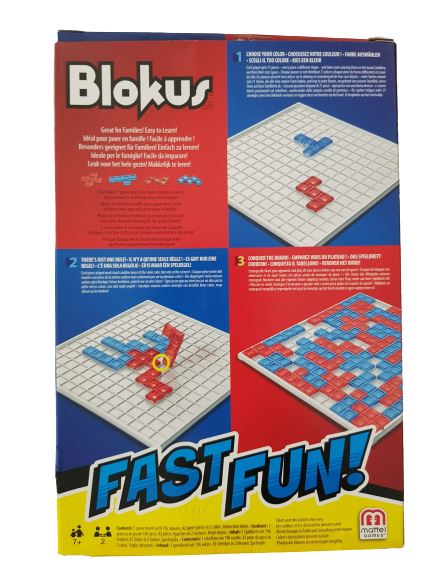 Blokus Fast Fun Like New Mattel  (4607991054391)