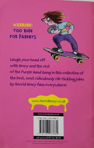 Horrid Henry's Purple Hand Gang Joke Book Like New, 7+ Yrs Horrid Henry  (6557553033401)