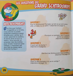 Les Schtroumpfs - le Schtroumpfs Pompier Like New, 3-6 Yrs Recuddles.ch  (6688598130873)