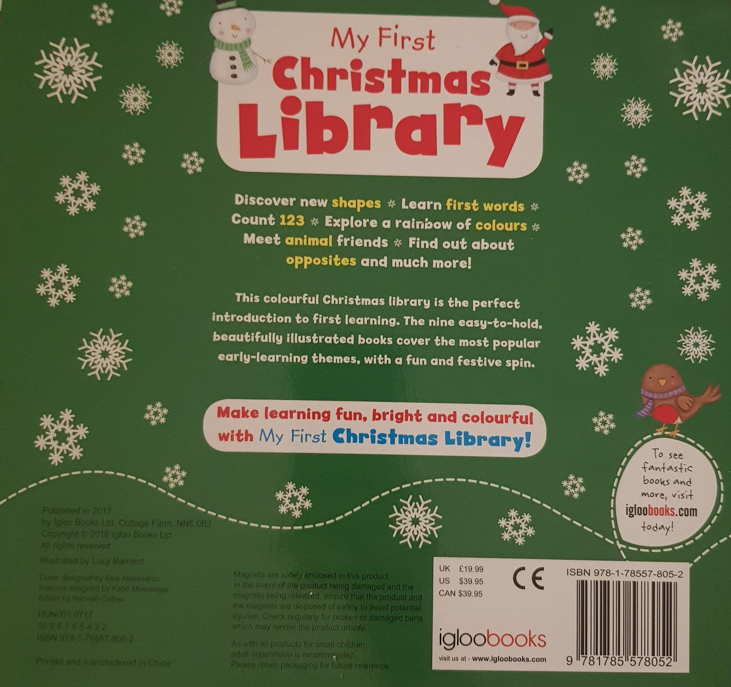 My First Christmas Library Like New Recuddles.ch  (6183588987065)