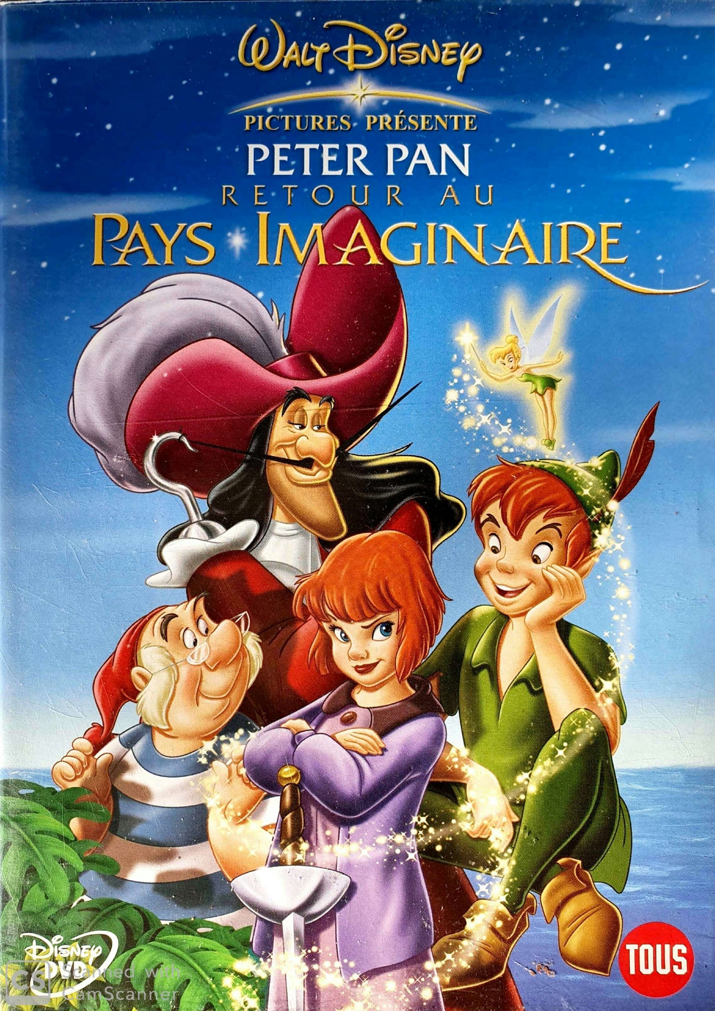 Peter Pan retour au pays imaginair EN, FR Disney  (4606741479479)