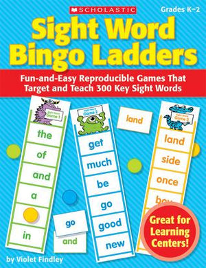 Sight Word Bingo Ladders Like New, 4+ yrs Not Applicable  (7032273895609)