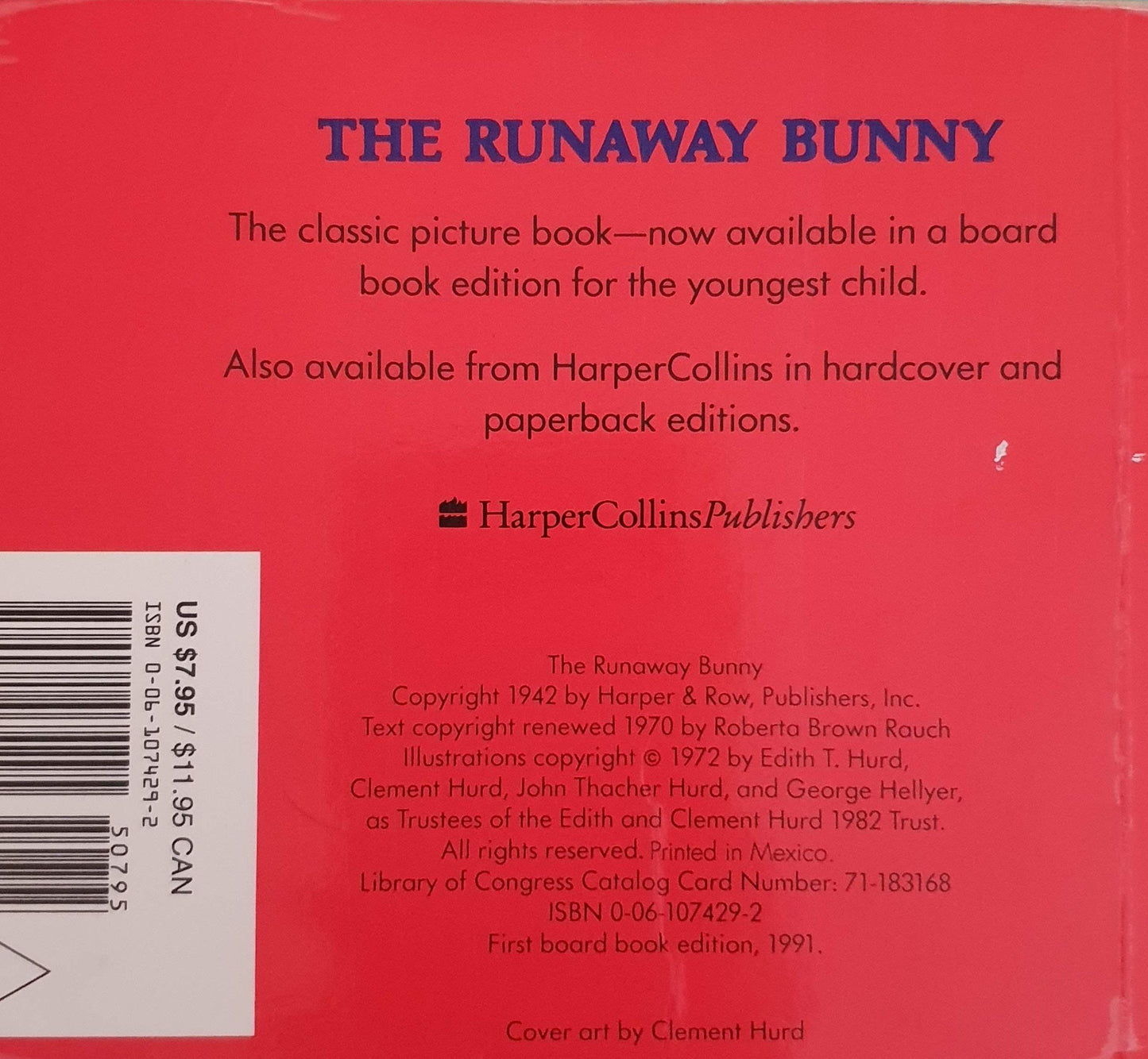 The Runaway Bunny Very Good,English Recuddles.ch  (6088029765817)